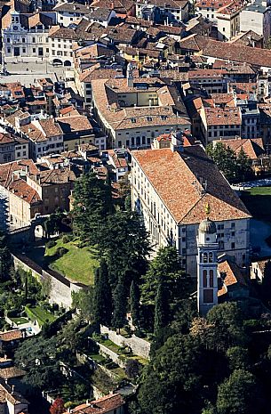 Aereal view of Udine